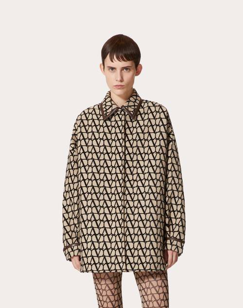 Red Valentino OVERSHIRT IN TOILE ICONOGRAPHE LIGHT Affare Del Giorno