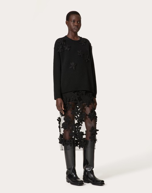 Red Valentino MAGLIA IN LANA RICAMATA Presa