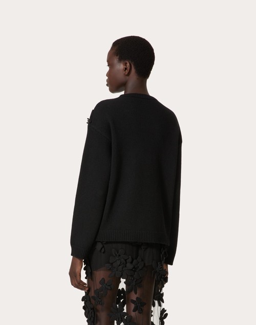 Red Valentino MAGLIA IN LANA RICAMATA Presa