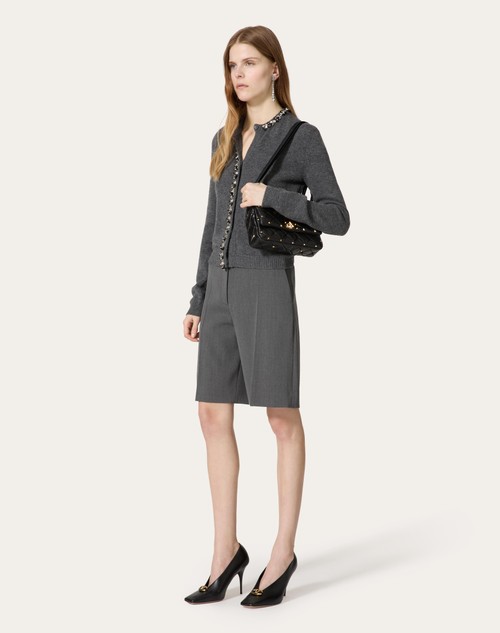 Red Valentino CARDIGAN IN LANA RICAMATO Outlet