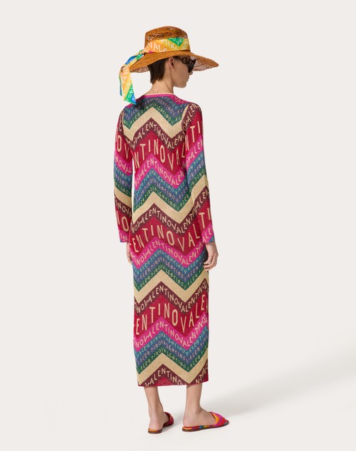 Red Valentino CARDIGAN IN LUREX VALENTINO CHEVRON I Più Venduti
