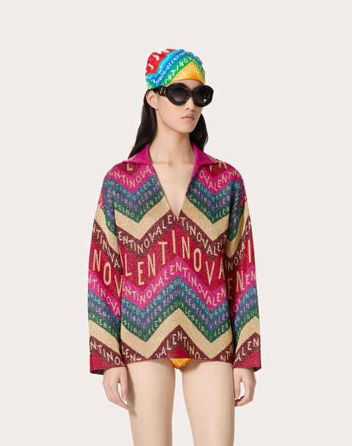 Red Valentino MAGLIA IN LUREX VALENTINO CHEVRON Vendite Flash