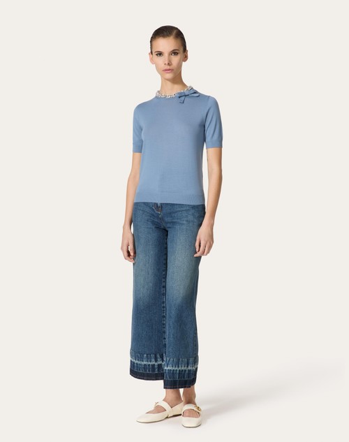 Red Valentino MAGLIA IN LANA RICAMATA 2025