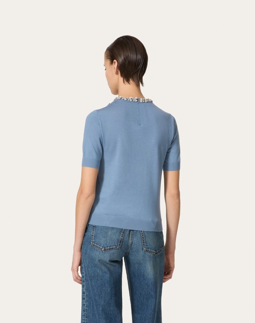 Red Valentino MAGLIA IN LANA RICAMATA 2025