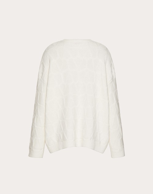 Red Valentino MAGLIA IN LANA TOILE ICONOGRAPHE Nuovo