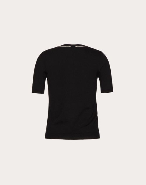 Red Valentino MAGLIA IN LANA RICAMATA Vendita