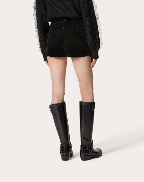 Red Valentino SHORT IN VELLUTO Prezzo Ridotto