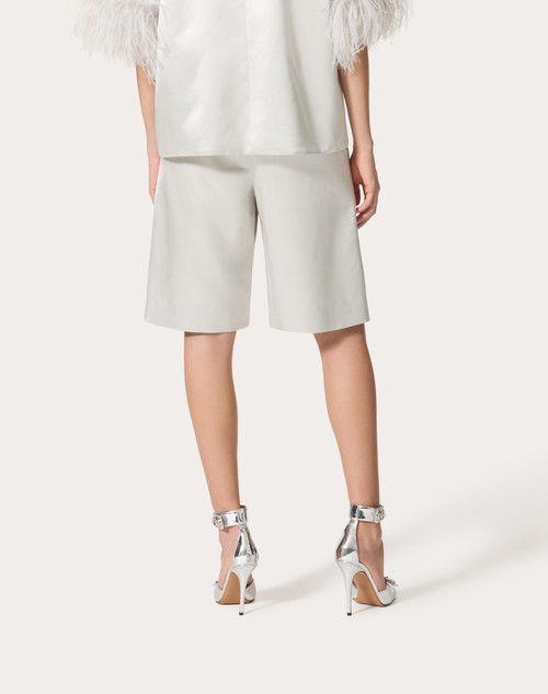 Red Valentino BERMUDA IN SATIN DE SOIE Presa