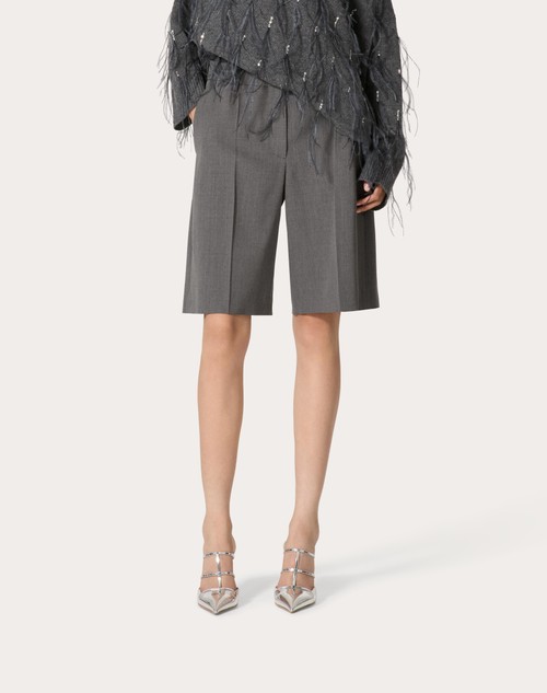 Red Valentino BERMUDA IN ACTIVE GABARDINE Sconto