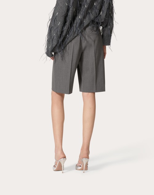 Red Valentino BERMUDA IN ACTIVE GABARDINE Sconto
