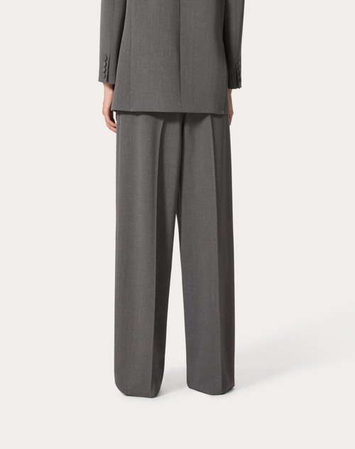 Red Valentino PANTALONI IN ACTIVE GABARDINE Offerta