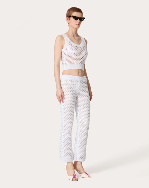 Red Valentino PANTALONI IN VISCOSE, LUREX AND PAILLETES Hotsell