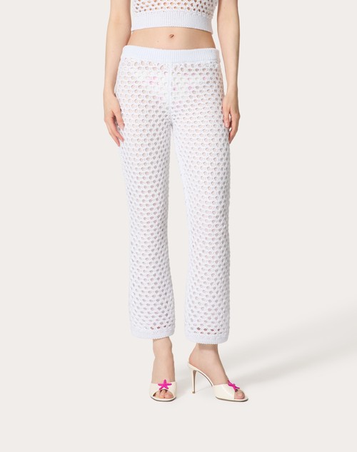 Red Valentino PANTALONI IN VISCOSE, LUREX AND PAILLETES Hotsell