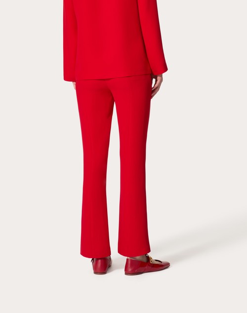 Red Valentino PANTALONI IN CADY COUTURE Saldi Di Fabbrica