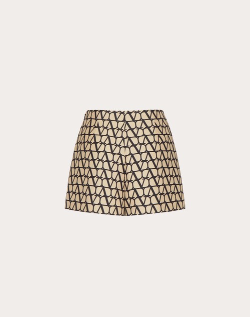 Red Valentino SHORTS IN CREPE COUTURE TOILE ICONOGRAPHE Italia