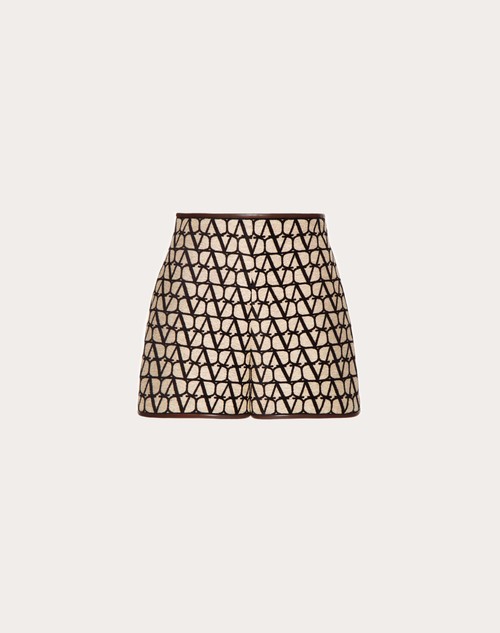 Red Valentino SHORTS IN TOILE ICONOGRAPHE LIGHT 2025