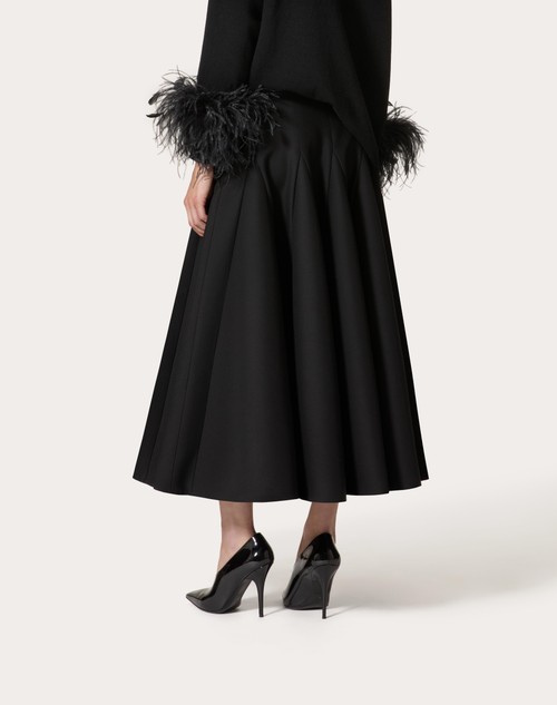 Red Valentino GONNA MIDI IN CREPE COUTURE Promozione