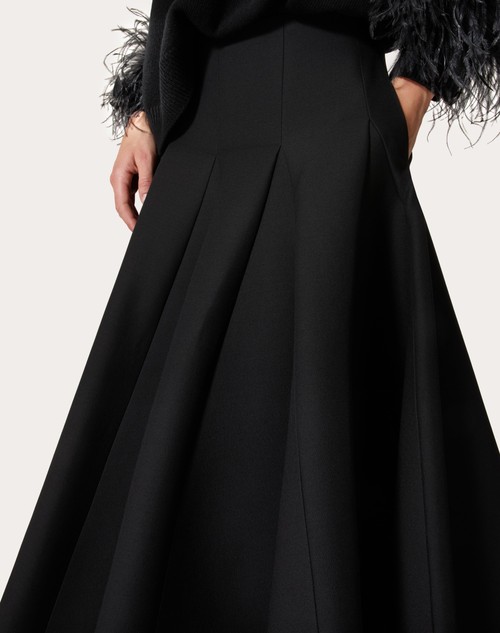Red Valentino GONNA MIDI IN CREPE COUTURE Promozione
