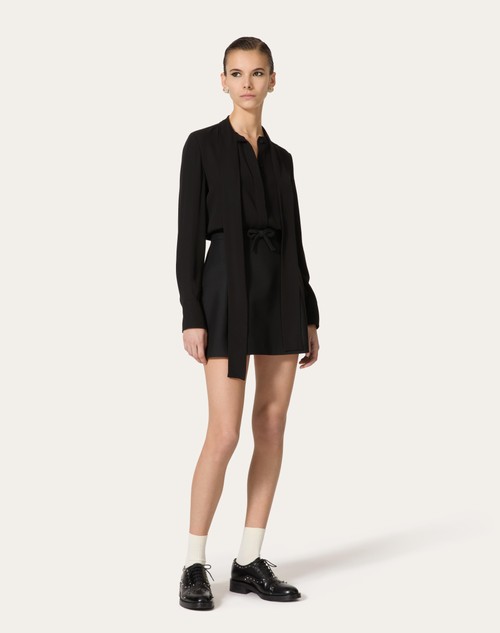 Red Valentino GONNA IN CREPE COUTURE Qualità Garantita