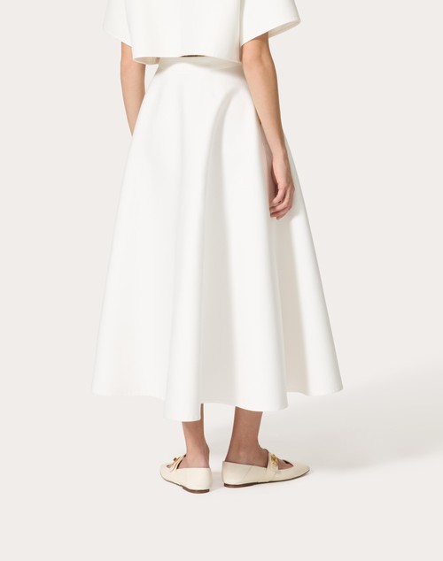 Red Valentino GONNA MIDI IN LIGHT DOUBLE SPLITTABLE GABARDINE Negozi Online