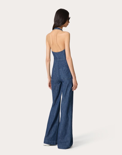Red Valentino TUTA IN CHAMBRAY DENIM Negozio