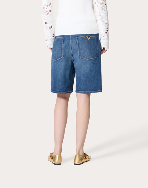 Red Valentino BERMUDA IN DENIM Italy