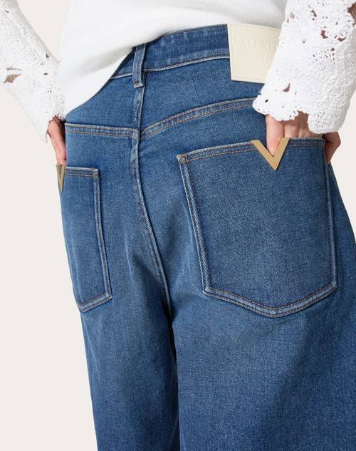 Red Valentino BERMUDA IN DENIM Italy