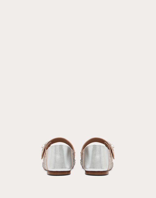 Red Valentino BALLERINA MARY-JANE VLOGO LOCKER CON CRISTALLI Offerte