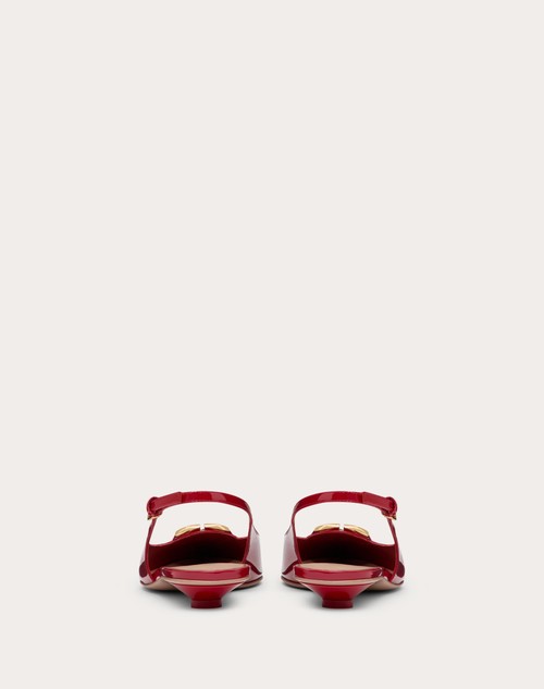 Red Valentino BALLERINA SLINGBACK VLOGO THE BOLD EDITION IN VERNICE 20MM Hotsell