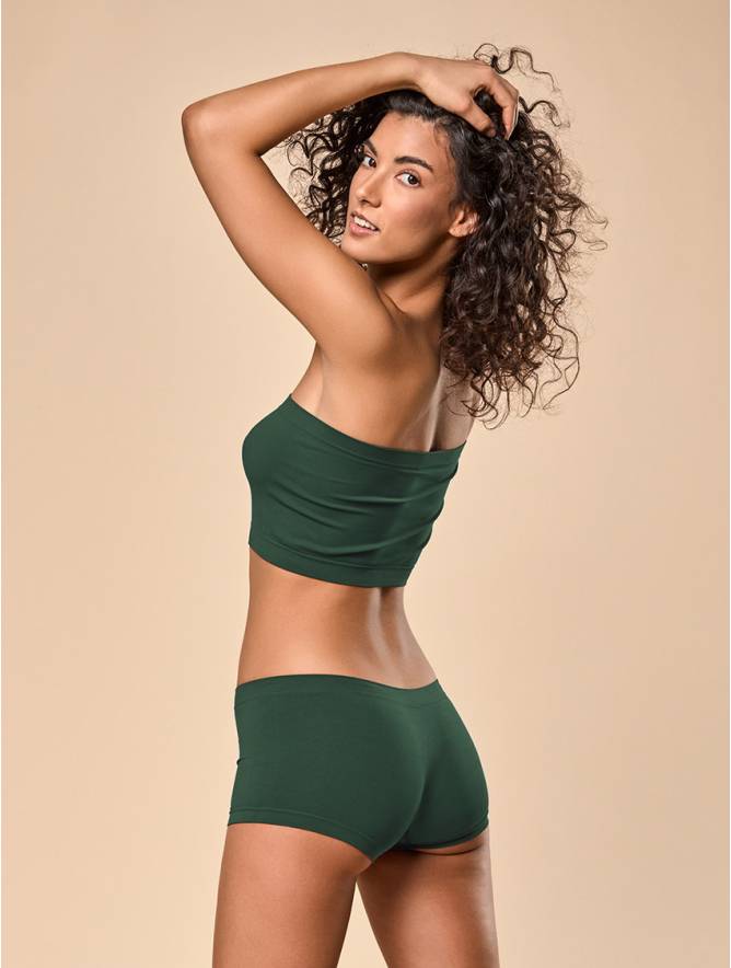 Luigi di Focenza SHORTY DONNA CLASSIC VERDE SCURO Italia