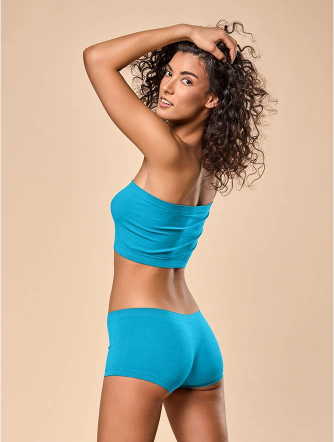 Luigi di Focenza SHORTY DONNA CLASSIC TURCHESE In Linea