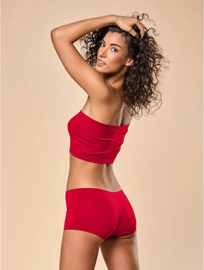Luigi di Focenza SHORTY DONNA CLASSIC ROSSO Qualità