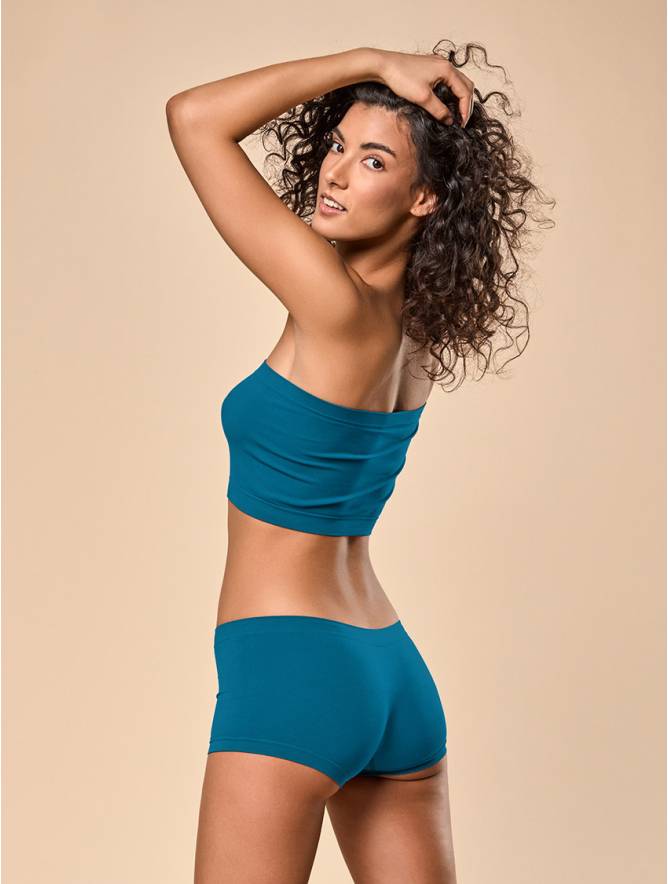 Luigi di Focenza SHORTY DONNA CLASSIC PETROLIO Promozione