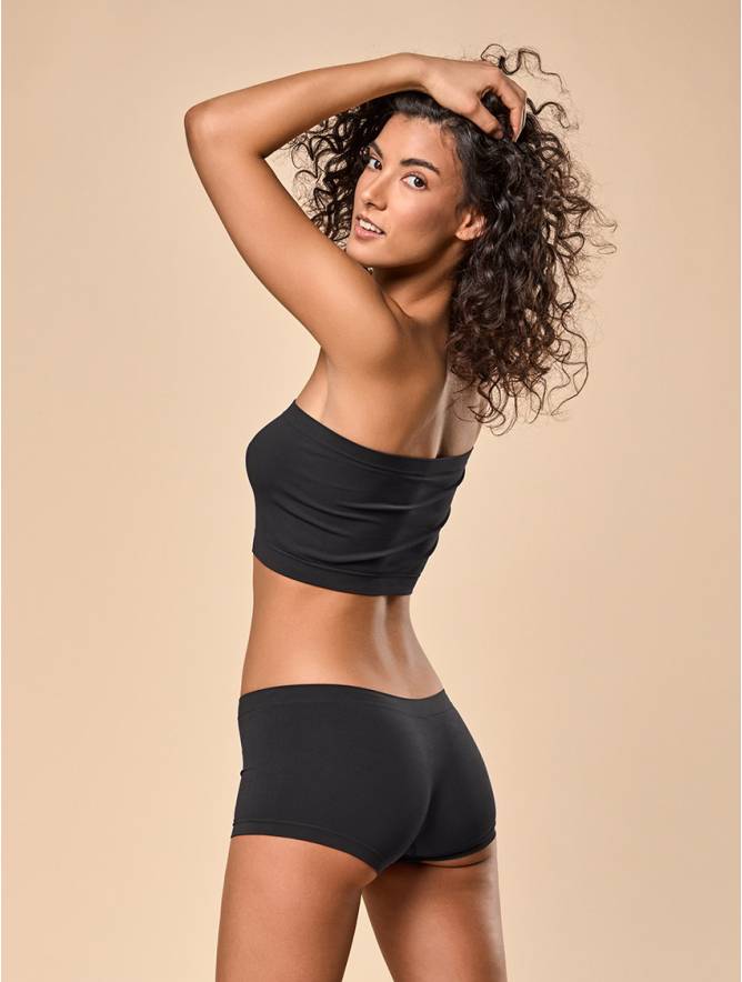 Luigi di Focenza SHORTY DONNA CLASSIC NERO Qualità Garantita