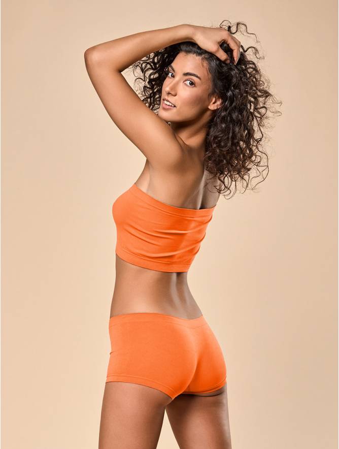 Luigi di Focenza SHORTY DONNA CLASSIC ARANCIO FLUO' Consegna Veloce