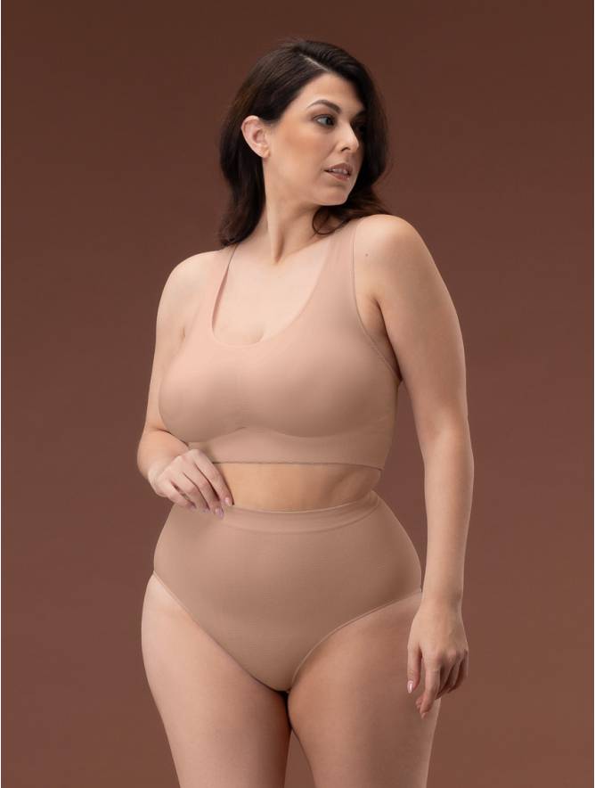 Luigi di Focenza SLIP DONNA CONTENITIVO MIDI NUDO Black Friday