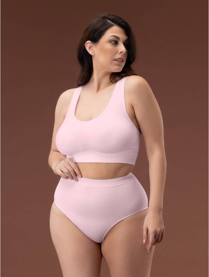 Luigi di Focenza SLIP DONNA CONTENITIVO MIDI CIPRIA Saldi Di Fabbrica