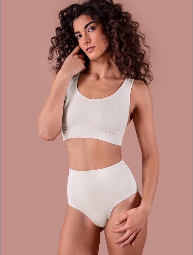 Luigi di Focenza SLIP DONNA CONTENITIVO MIDI BIANCO I Più Venduti