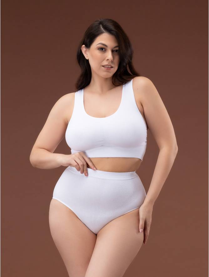 Luigi di Focenza SLIP DONNA CONTENITIVO MIDI BIANCO I Più Venduti
