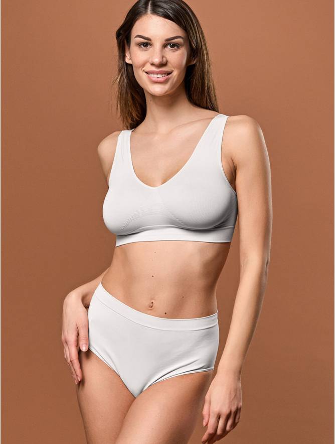 Luigi di Focenza SLIP DONNA MIDI BIANCO In Linea