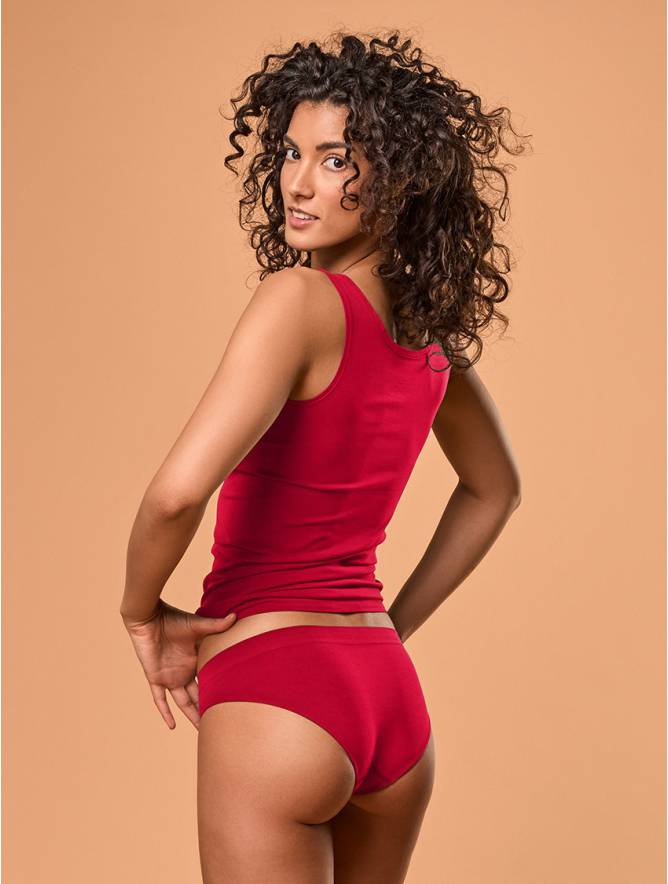 Luigi di Focenza SLIP DONNA VITA ALTA ROSSO Economico