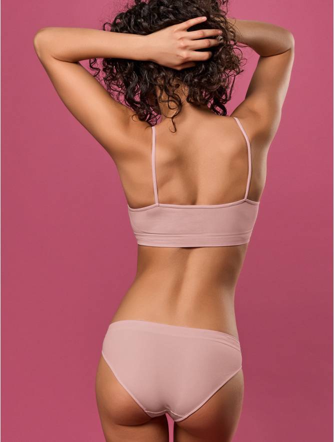 Luigi di Focenza SLIP DONNA VITA ALTA ROSA ANTICO Online