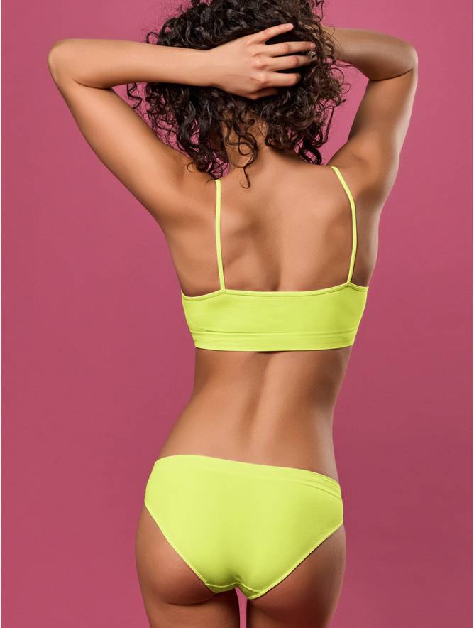 Luigi di Focenza SLIP DONNA VITA ALTA GIALLO FLUO' Vendite Flash