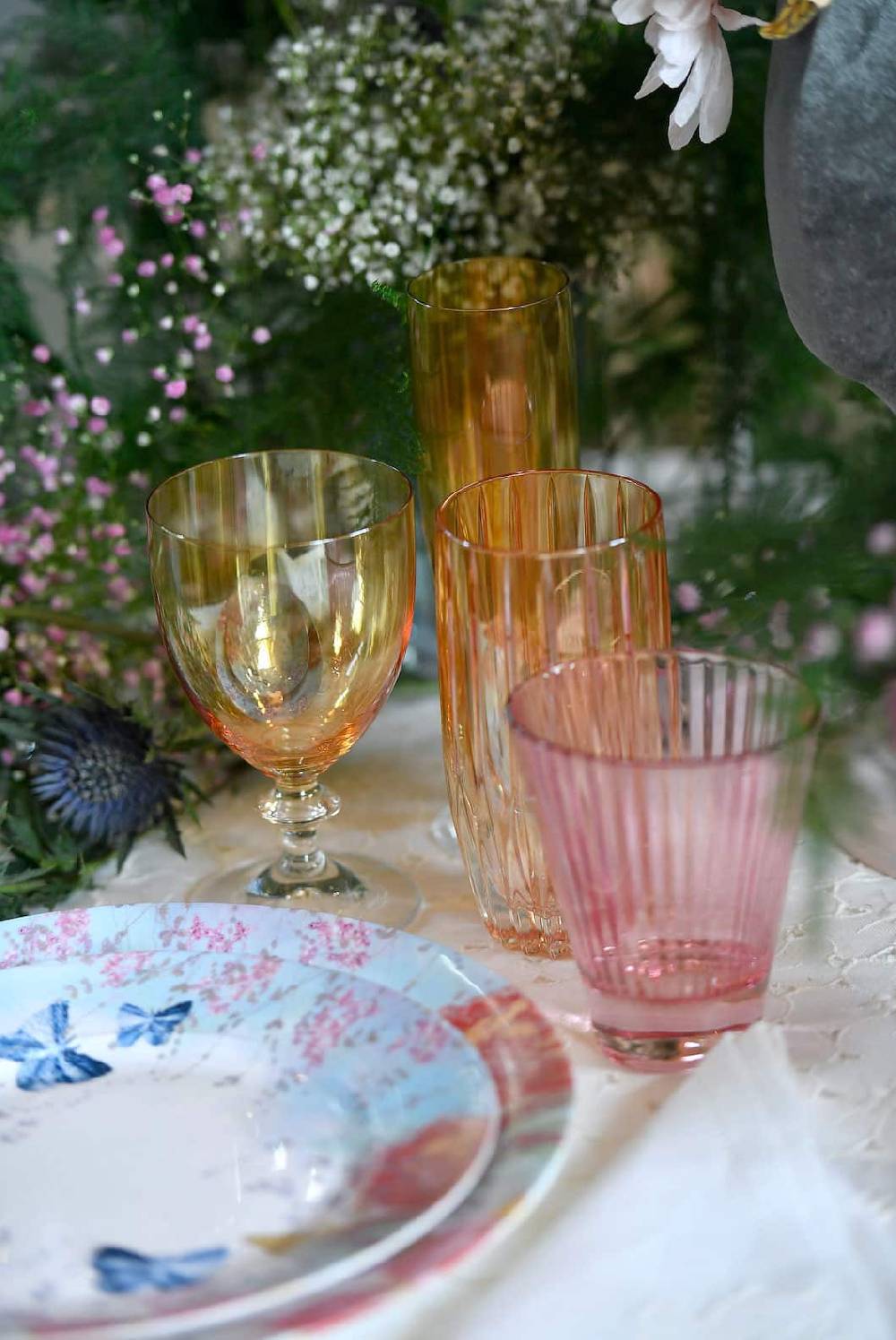 Luisa Beccaria Ambra Set Di Due Bicchieri Flauto Roseo Acquista Ora
