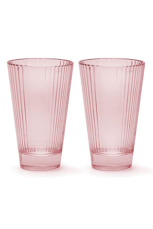 Luisa Beccaria Set Rosa Di Due Bicchieri D'acqua Iside Online