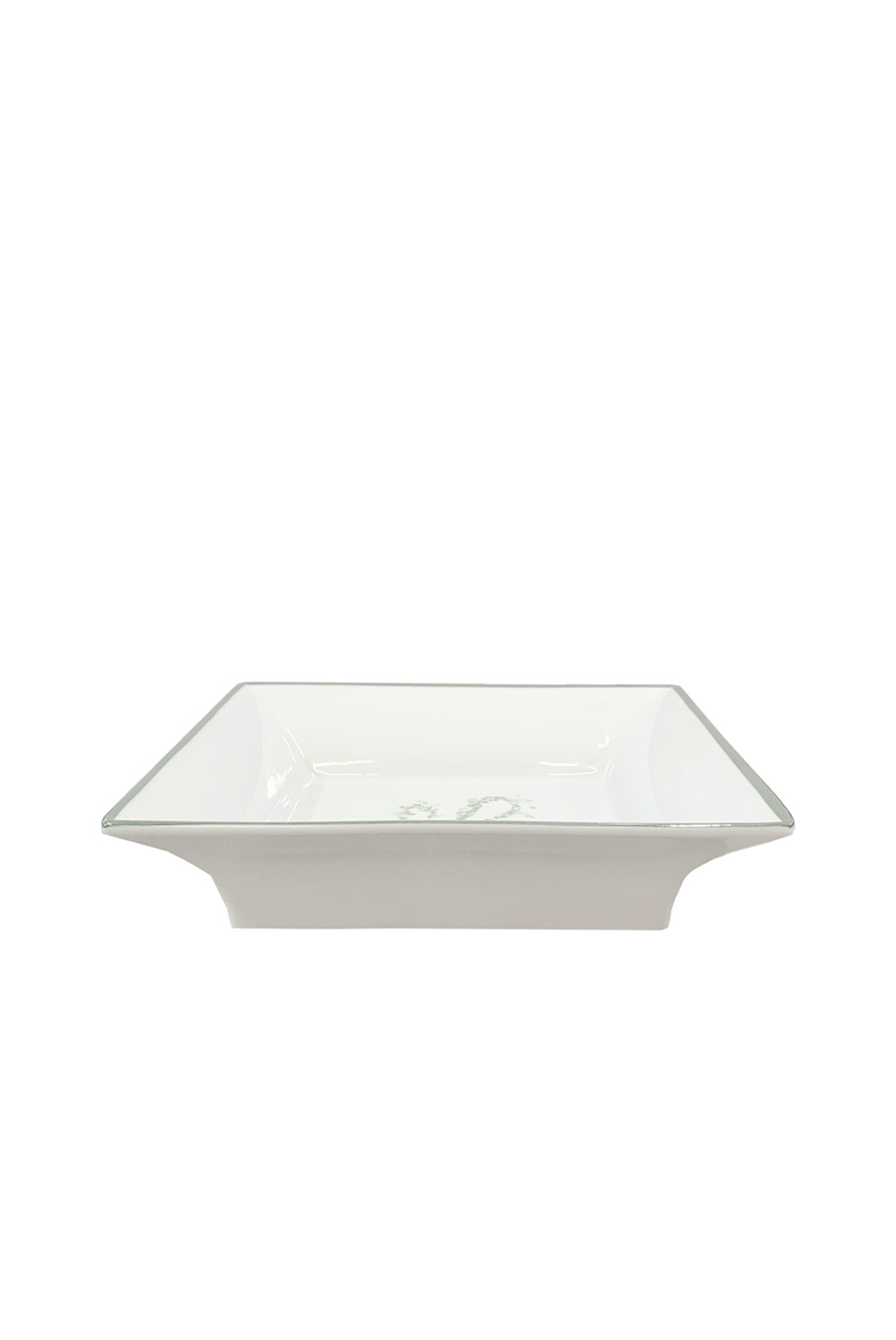 Luisa Beccaria Vassoio porta monete con monogramma personalizzabile con bordo dorato Outlet