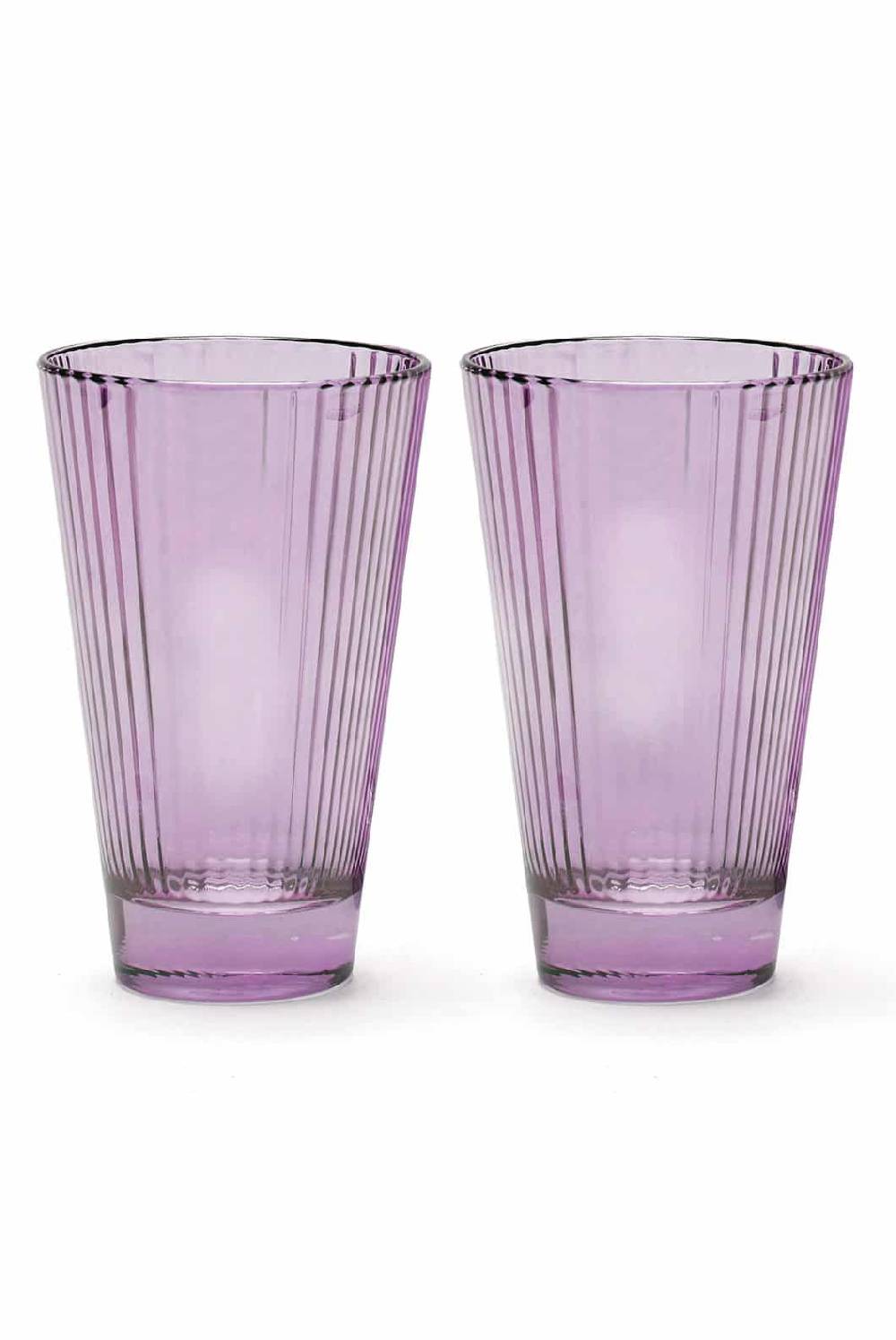 Luisa Beccaria Set Viola Di Due Bicchieri D'acqua Iside In Vendita