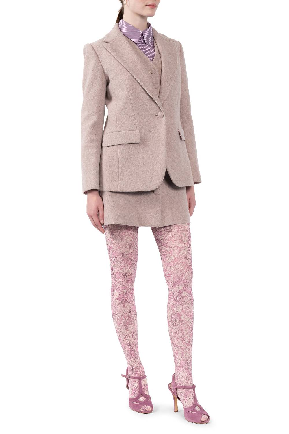 Luisa Beccaria Giacca Blazer in Lana In Linea