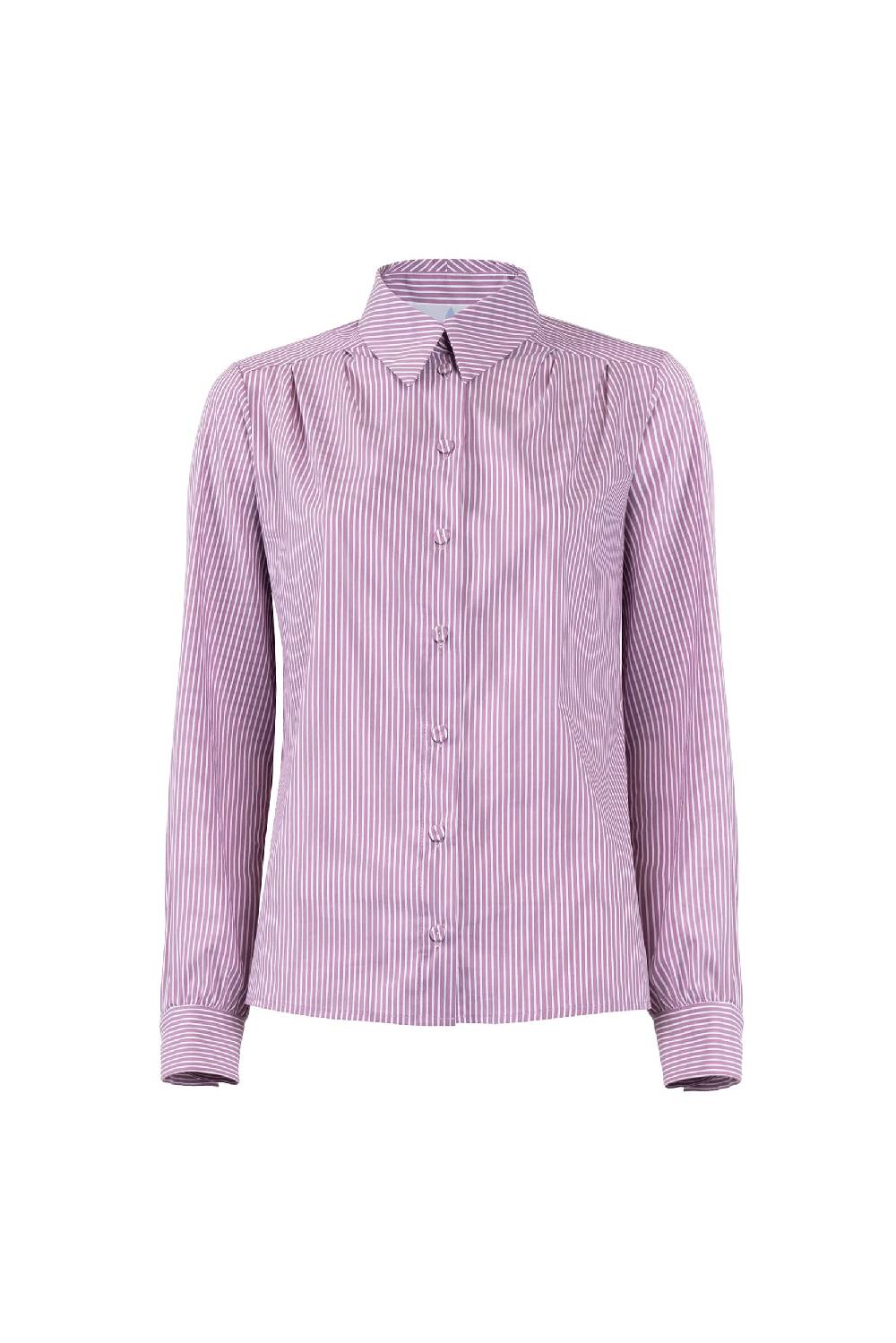 Luisa Beccaria Camicia in cotone a righe Vendita
