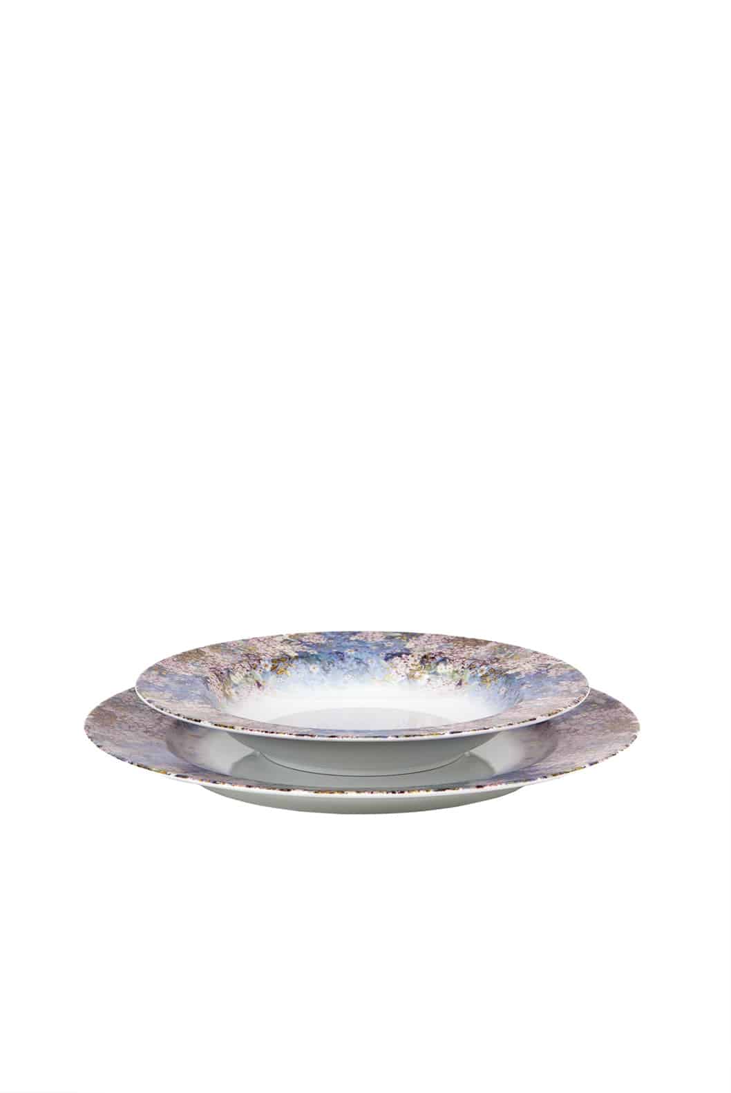 Luisa Beccaria Cherry Blossom Set Di Due Piatti Da Cena Offerta
